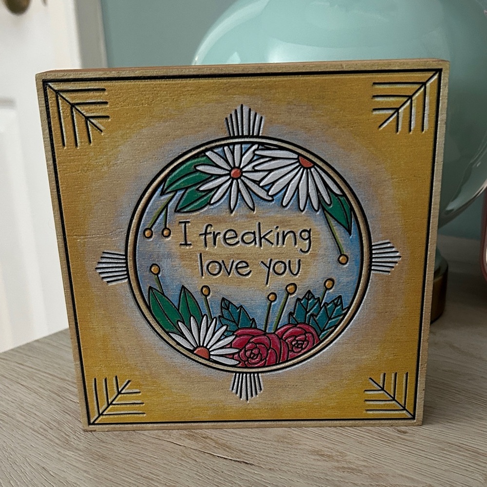 Primitives by Kathy Wooden Sign with Natural Finish